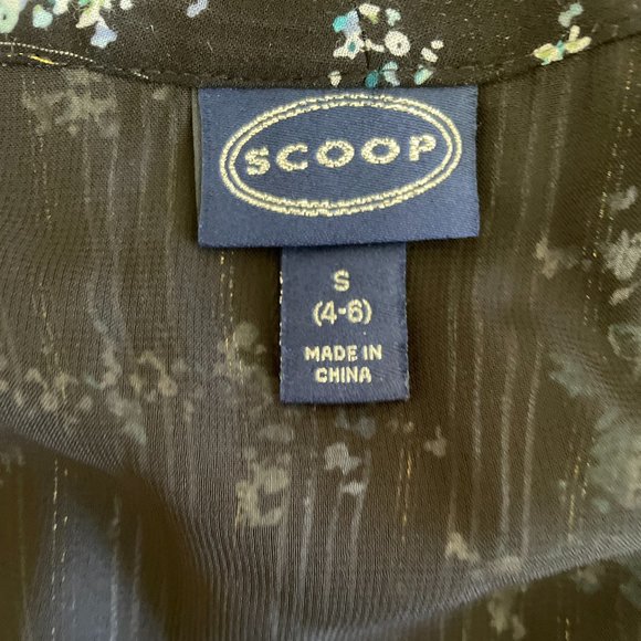 Scoop NYC Maxi Floral Dress Sz 4/6 - Picture 3 of 7